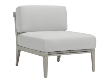 ROCK GARDEN MODULE CENTER - Teak central module for sofas by JANUS et Cie - view 2